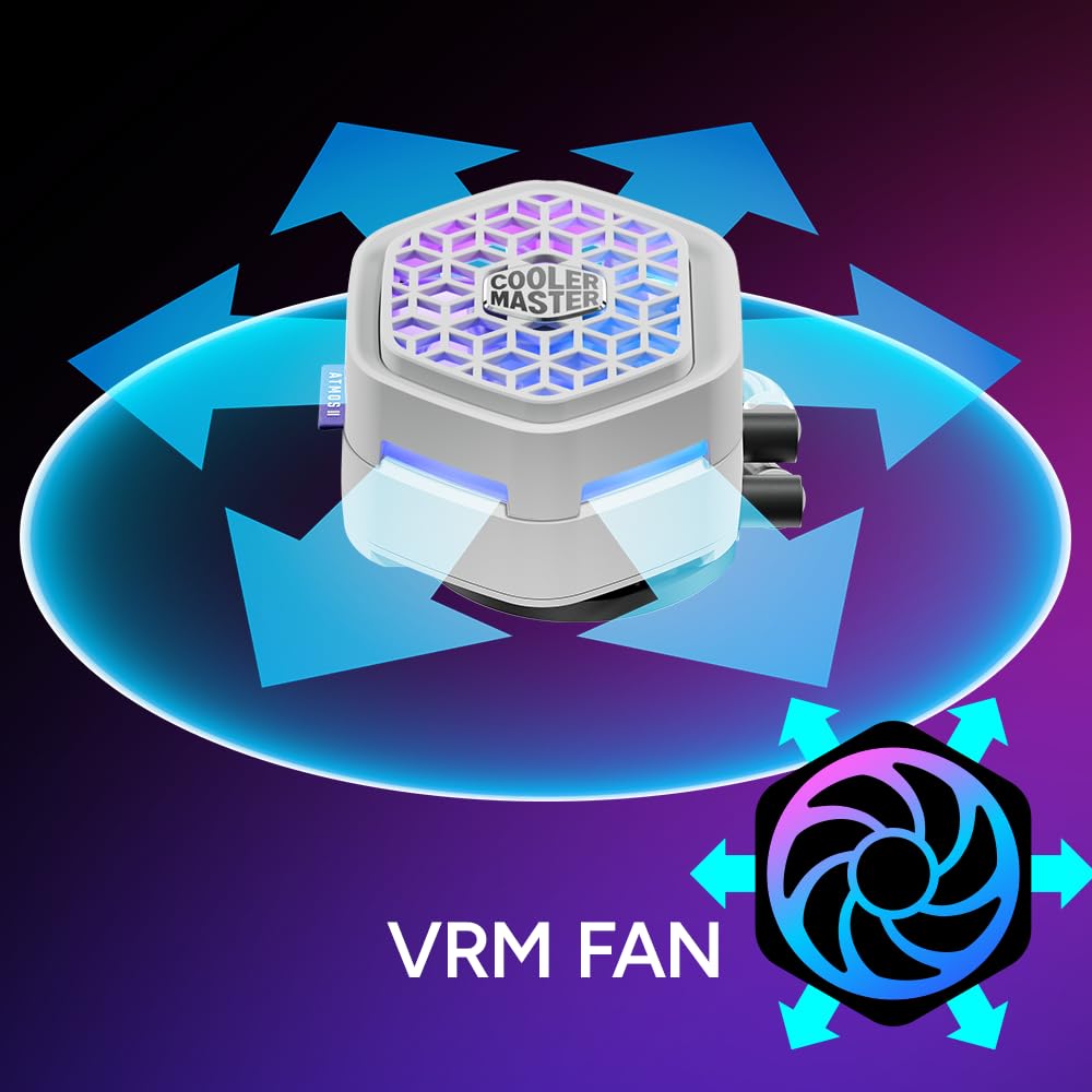 Cooler Master ML 360 Atmos II VRM Fan ARGB CPU Liquid Cooler